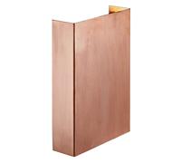 Nordlux Fold Outdoor Wall Light Brown Copper Sensor Intergrated LED Coastal/Marine Safe - Mains Powered, IP54 Nordlux Copper