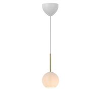 Nordlux Franca Glass Pendant Light Hand Blown Glass Brass,mains