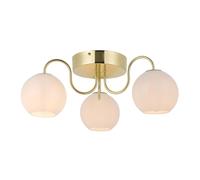 Nordlux 'Franca' Indoor Ceiling Light Brass E14 in Gold Nordlux Gold