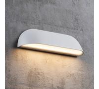 Nordlux Front 26 LED outdoor wall lamp, white