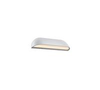 Nordlux Front 26 Outdoor Wall Light/Exterior Light White Metal, Intergrated LED Waterproof & Weather Resistant-Porch, Patio, Garden, Garage, or Entrance. IP44, Class 1 (Insulated)