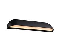 Nordlux Front 36 Outdoor Wall Light/Exterior Light Black Metal, Intergrated LED Waterproof & Weather Resistant-Porch, Patio, Garden, Garage, or Entrance. IP44, Class 1 (Insulated)