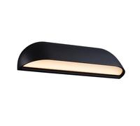 Nordlux Front Outdoor Wall Light Black Metal Garden LED IP44 3000k Mains