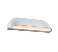 Nordlux Front Outdoor Wall Light White Metal Sensor Intergrated LED Weatherproof - Mains Powered, IP44 Nordlux White