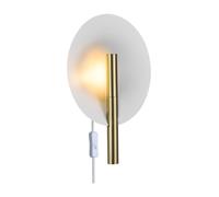Nordlux Furiko Indoor Wall Light Brass Metal Sensor G9 Retro - Plug In or Mains Powered, IP20 in Light Beige Nordlux Light Beige