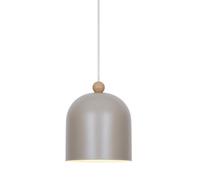 Nordlux Gaston Indoor Pendant Light Brown Metal E27 White Inner - Mains Powered, Ip20