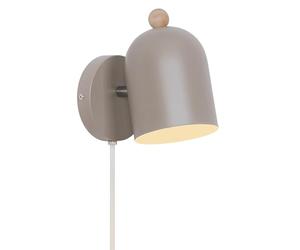 Nordlux Gaston Indoor Wall Light Brown Metal E27 Adjustable Head - Bedroom, Bedside, Living Room Plug in or Mains Powered, IP20