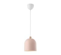 Nordlux Gaston pendant light, metal lampshade, rosé