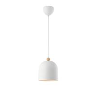 Nordlux Gaston pendant light, metal lampshade, white