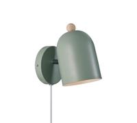 Nordlux Gaston Modern Green Metal Wall Light - Bedroom,
