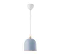 Nordlux Gaston Pendant Light Blue Metal Bedroom E27 Mains 20cm