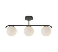 Nordlux Grant ceiling light, 3-bulb, black
