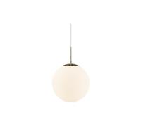 Nordlux Grant pendant light in brass with glass globe Ø 35cm