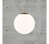 Nordlux Grant pendant light in brass with glass globe Ø 35cm
