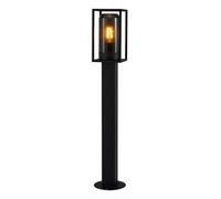 Nordlux Griffin Outdoor Aluminium Garden Post Tinted Glass Black,mains