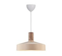 Nordlux Hanging light Elvas, beige, Ø 37 cm, metal/marble