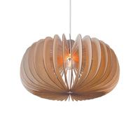 Nordlux Hazo pendant light, Ø 65 cm, natural colour, wood