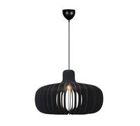 Nordlux Hazo Wood Pendant Light Easy Assemble Black,mains