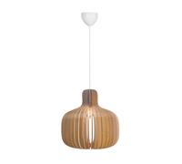 Nordlux Hazo Wood Pendant Light Easy Assemble Brown,mains