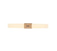Nordlux Helva Wall Light Wood Foil Plastic Bathroom LED IP44 3000k Mains in Brown Nordlux Brown