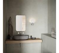 Nordlux Hester LED wall light, IP44, white