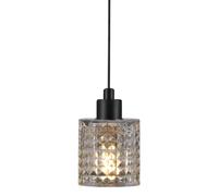 Nordlux Hollywood Indoor Pendant/Ceiling Light Clear Glass, E27 60W with Adjustable Cable-Bedroom, Living Room, Kitchen, Office, Bedside or Study. IP20, Class 2 (Double Insulated)