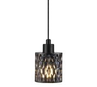 Nordlux 'Hollywood' Indoor Pendant Smoked E27 in Black Nordlux Black