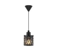Nordlux Hollywood Glass Pendant Light Retro Black,mains