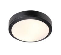 Nordlux Industrial Outdoor Ceiling Light Black Aluminium E27 Ceiling or Wall Mounting - Mains Powered, IP44 Nordlux Black