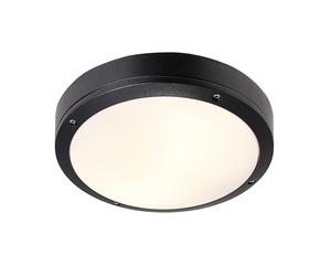 Nordlux Industrial Outdoor Ceiling Light Black Aluminium E27 Ceiling or Wall Mounting - Mains Powered, IP44 Nordlux Black
