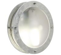 Nordlux Industrial Outdoor Wall Light Silver Galvanized steel E27 Coastal/Marine Safe - Mains Powered, IP54 Nordlux Silver