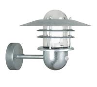Nordlux Industrial Outdoor Wall Light Silver Galvanized steel E27 Coastal/Marine Safe - Mains Powered, IP54 Nordlux Silver