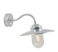 Nordlux Industrial Outdoor Wall Light Silver Galvanized steel E27 Coastal/Marine Safe - Mains Powered, IP54 Nordlux Silver