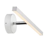 Nordlux Ip Indoor Wall Light White Metal Intergrated Led 30,000Hrs - Mains Powered, Ip44