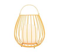 Nordlux Jim Outdoor Lantern Orange Metal Portable Intergrated LED 3-Level Dimming - Garden, Patio, Outdoor Dining, IP54