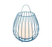 Nordlux Jim Outdoor Metal Lantern Battery 3-Level Dimming Blue, Led