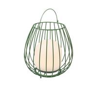 Nordlux Jim Outdoor Metal Lantern Battery 3-Level Dimming Green, Led