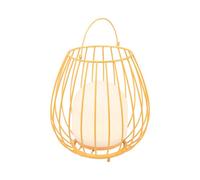 Nordlux Jim Outdoor Metal Lantern Battery 3-Level Dimming Orange, Led