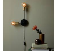 Nordlux Josefine wall light with cable and plug