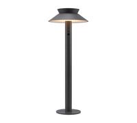 Nordlux Justina Outdoor Garden Post Black Metal Solar SolarLed Sensor - Garden, Patio, Driveway, IP44