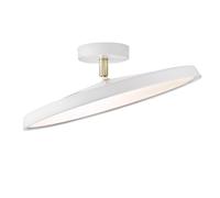 Nordlux Kaito Modern White Metal Ceiling Light - Hallway, Bedroom, Kitchen Mains LED