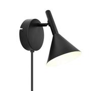 Nordlux Kelvis Indoor Wall Light Black Metal Sensor Gu10 Adjustable Head - Plug In Or Mains Powered , Ip20