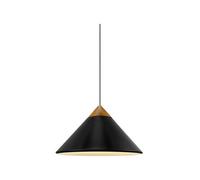 Nordlux Kinto Metal Pendant Light Wood Black,mains