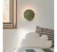 Nordlux Konchi wall light with a cable and a plug, green