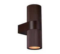 Nordlux Kyklop Outdoor Aluminium Wall Light Weatherproof Brown,mains