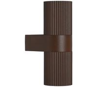 Nordlux Kyklop Ripple Rusty Wall Light - Size: 25.4 x 8.6 x 25.4cm - Multi - Wilko