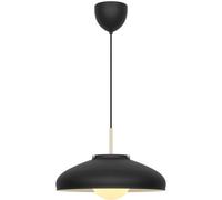Nordlux Latif Metal Pendant Light Glass Shade Black,mains
