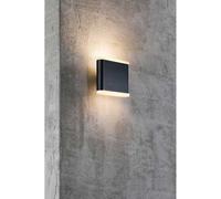 Nordlux LED Outdoor Light Wall Lamp Akron 11 Black IP54 2 X 3W Warm White