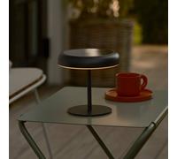 Nordlux Elmer Outdoor Plastic Table Battery Light Black,battery Led