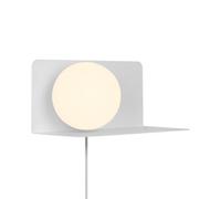 Nordlux Lilibeth Indoor Shelf Wall Light In White (Height) 16Cm